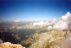 Blick vom Triglav-Gipfel 